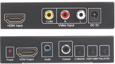 CVBS/AV转HDMI视频转换器