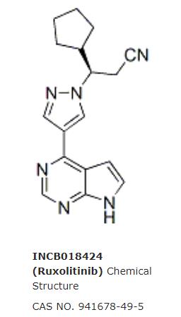 INCB018424 (Ruxolitinib)  941678-49-5  10mg