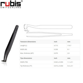 Rubis鑷子NK6