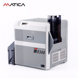 Matica XID8300热升华再转印证卡打印机 政企人员证校园卡会员卡通行证出入证居住证卡