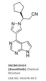 INCB018424 (Ruxolitinib)  941678-49-5  10mg