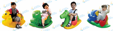 幼儿户外玩具设备设施跷跷板小马小车