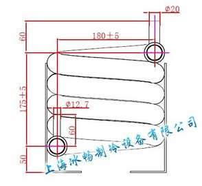 上海冰畅套管式水冷凝器