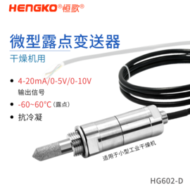 恒歌HG602-D干燥机露点仪 高精度露点仪 在线式露点变送器