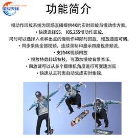 慢星耀天梯慢動作回放系統(tǒng) 多機位實時即時回看 技能大賽體育賽事實時慢放錄播