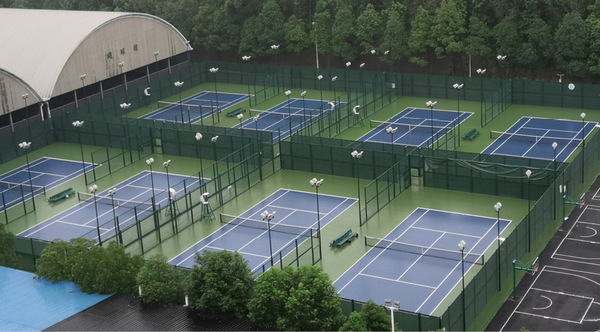 重庆西南大学翻新网球场围网案例