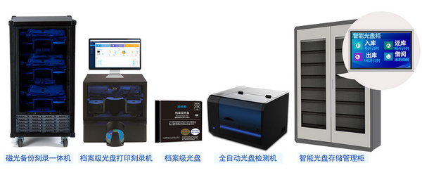 信刻档案数据光盘刻录归档存储解决方案