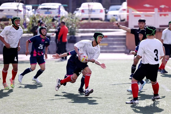 安徽蚌埠市2023年全市中小学生体育联赛橄榄球比赛顺利闭幕