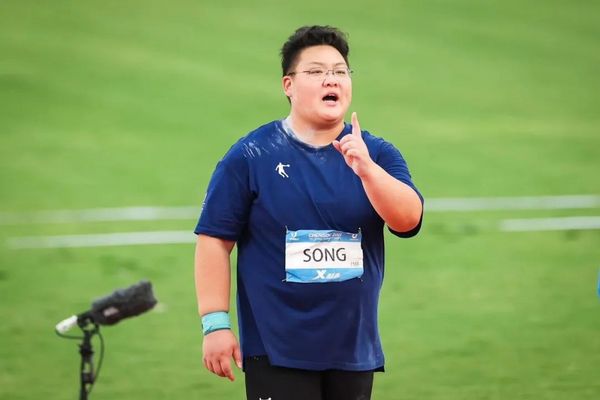 田徑首金！上大學子宋佳媛奪冠！