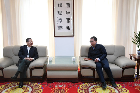 安徽财经大学朱红军一行来安徽理工大学调研交流