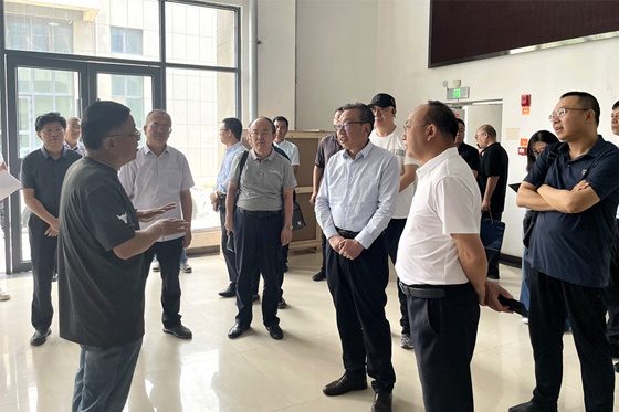 蘭州石化職業技術大學校長陳正武一行到新區校區調研指導二級學院搬遷工作