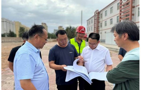 河西學院校長周勇現場督查學校在建重點項目