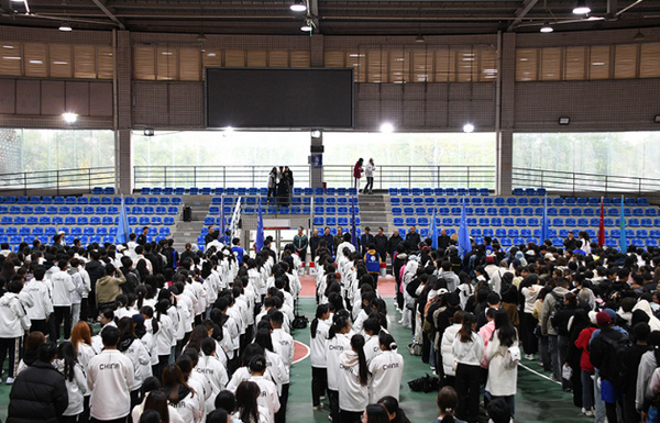 曲靖师范学院校园体育节暨第十九届田径运动会闭幕