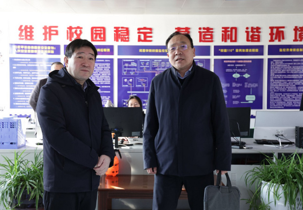 河西学院校长李广带队检查开学准备工作