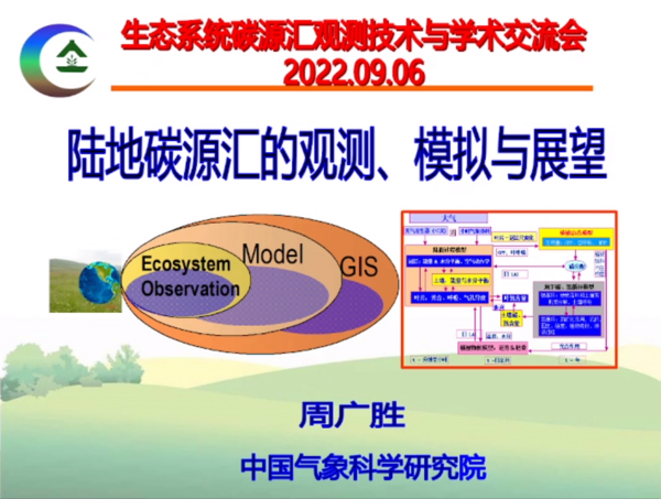 祝賀生態系統碳源碳匯觀測技術交流會成功舉辦