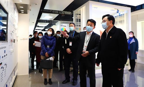 福建省委常委、廈門市委書記胡昌升一行領導蒞臨調研，立達信獲“三連贊”！