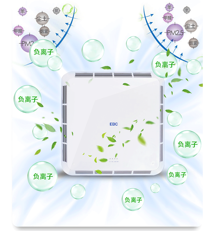 EBC英宝纯教室空气环境机，一机解决室内空气问题