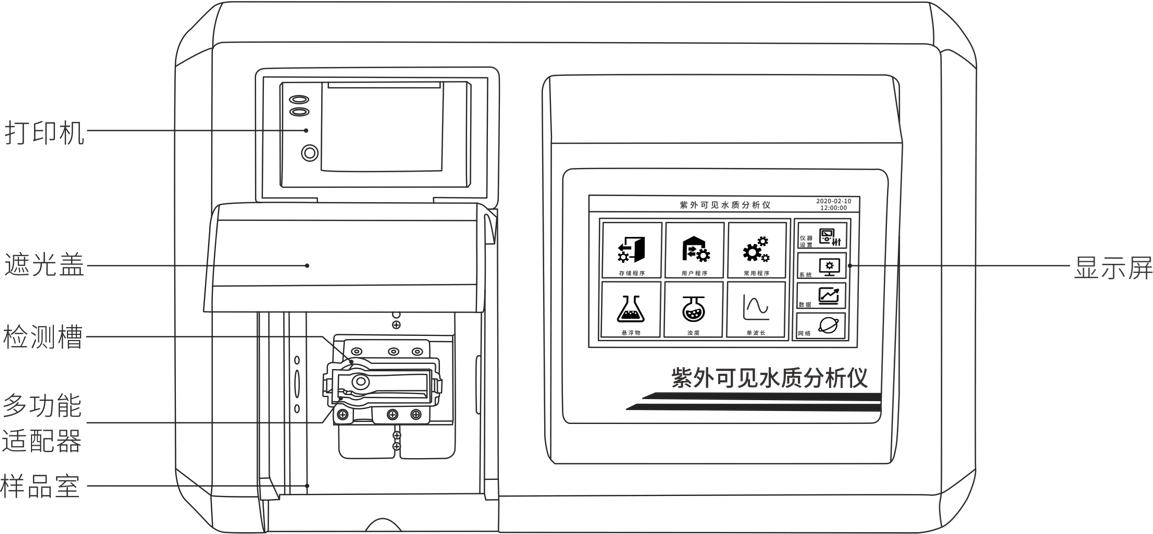 莱博图 紫外可见多参数水质快速分析仪 LBT-H85 紫外水质分析仪 COD总磷总氮氨氮